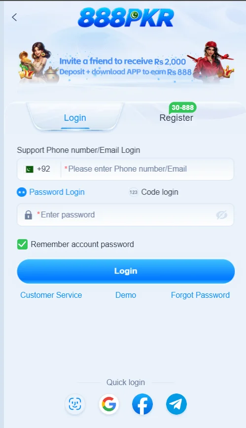 888pkr game login